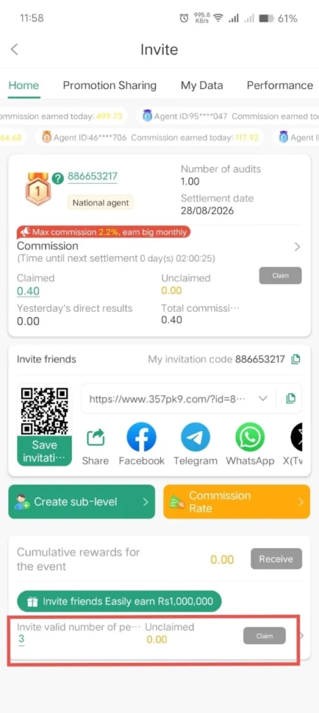 357pk Game Earning tips